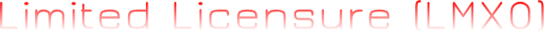 Limited Licensure (LMXO) Limited Licensure (LMXO)